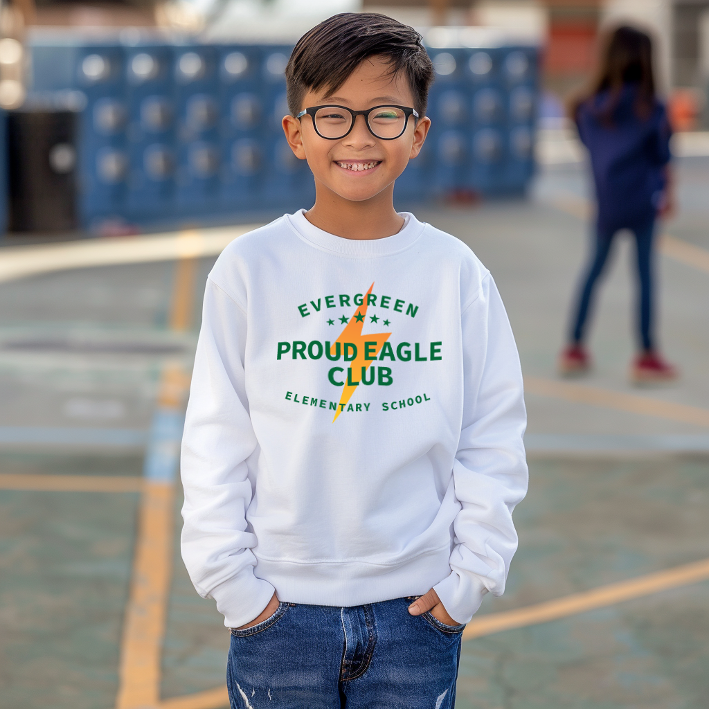 EV Proud Eagle Club Crewneck - Youth