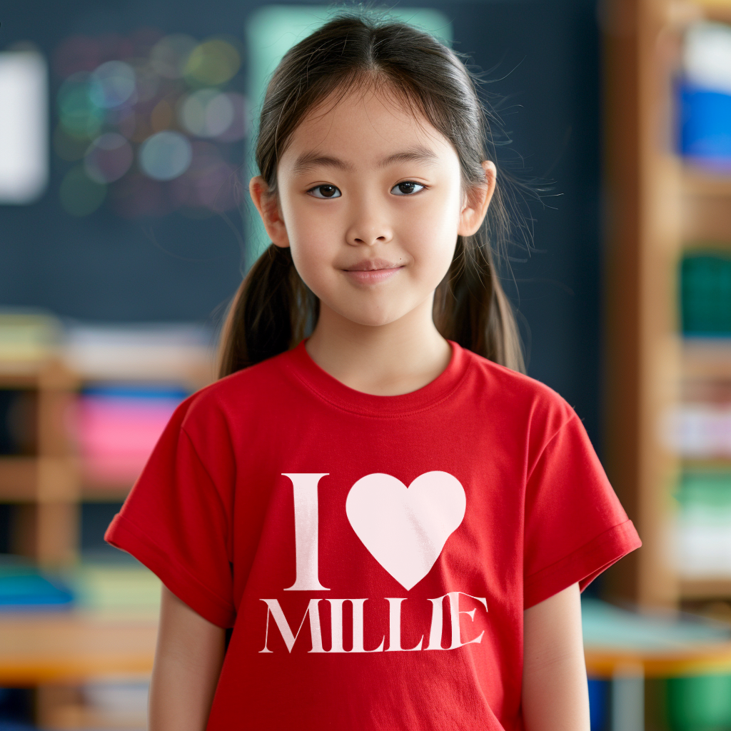 I Love Millie Tee  - Youth