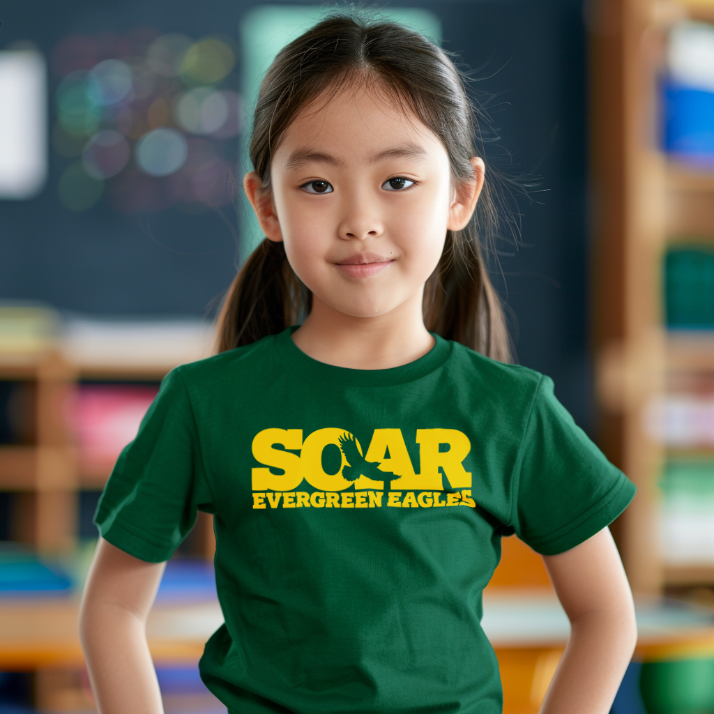 SOAR Evergreen Eagles Tee - Youth